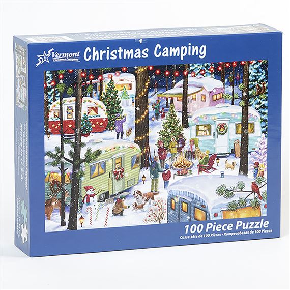 CHRISTMAS CAMPING - 100 PIECE JIGSAW PUZZLE